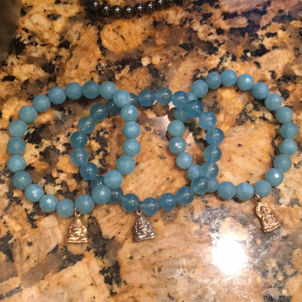 Authentic Stone Buddha Bracelet - image 1